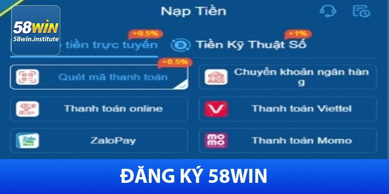 58Win actdigital – Cổng Cá Cược Trực Tuyến Uy Tín - Khuyến Mãi 85K 12 Nạp tiền 58Win an toàn
